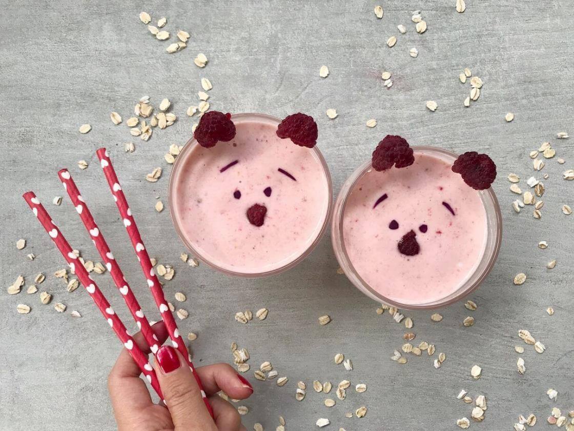 smoothie sa malinama-maline-smoothie-vitamin c-slatko-dezert-zdravo-doručak-užina-napitak-piće-recept-Iceberg Salat Centar