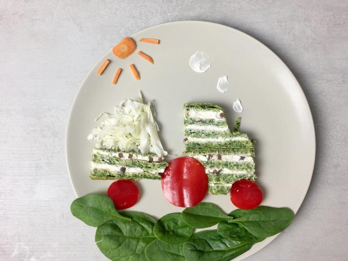 slana torta-slavsko predjelo-slana torta sa spanaćem-predjelo-kanapei-zalogajčići-recept-baby spanać-jelo-klub zdravih navika-iceberg salat centar