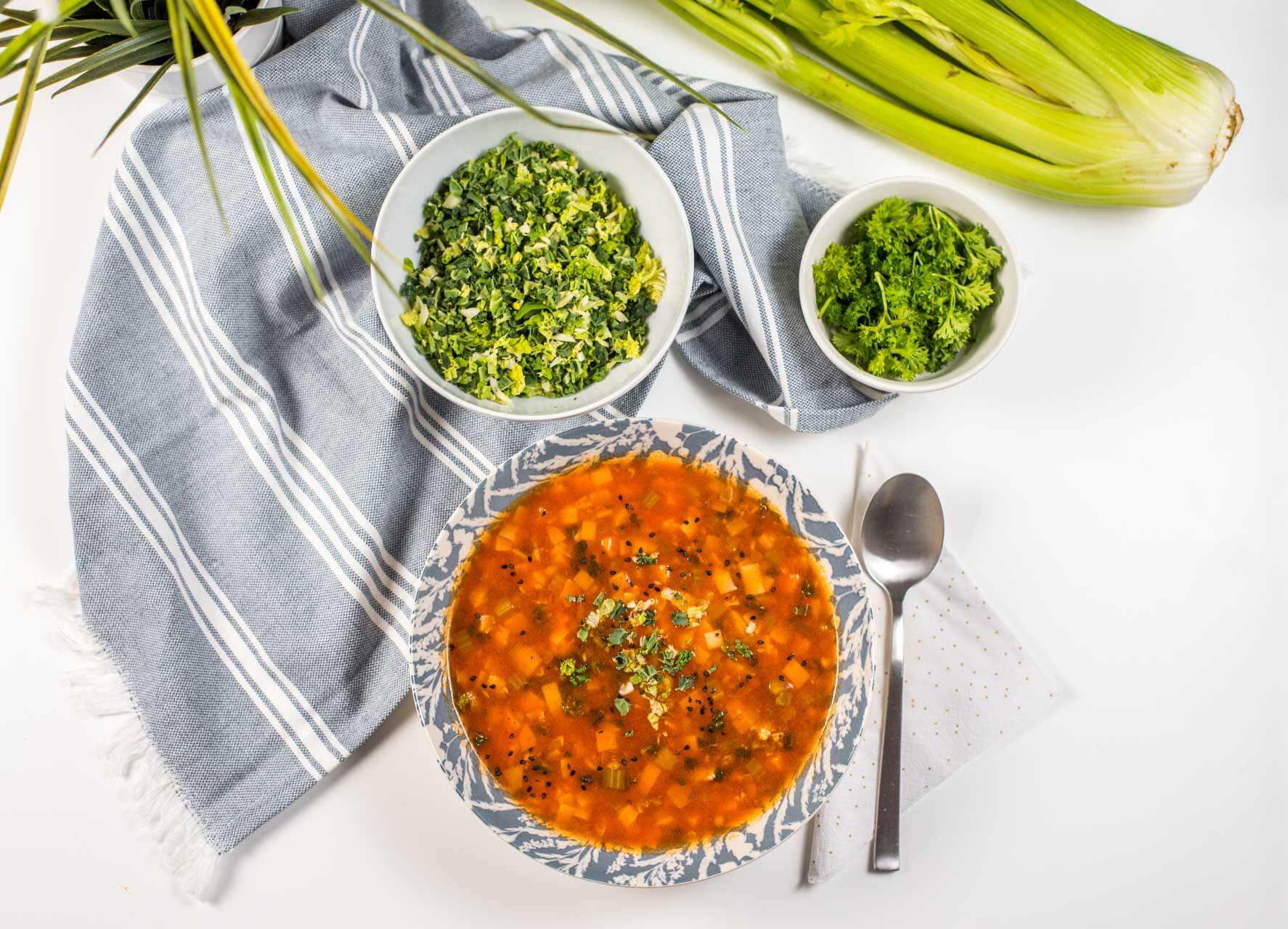 Minestrone supa sa povrcem